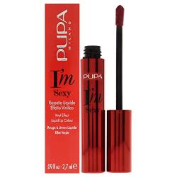 Pupa Milano I AM Sexy Vinyl Effect Liquid Lip Colour Lipstick – 006 Strawberry Red For Women 0,09 oz Lipstick von Pupa