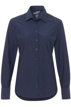 Pure Functional Slim Fit Bluse marine, Einfarbig von Pure