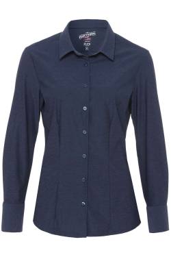 Pure Functional Slim Fit Bluse marine, Einfarbig von Pure