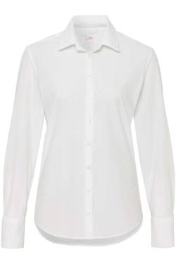 Pure Functional Slim Fit Bluse weiss, Einfarbig von Pure