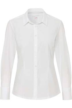 Pure Functional Slim Fit Bluse weiss, Einfarbig von Pure