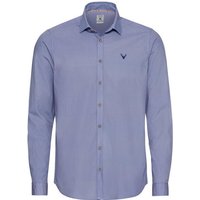 Pure Trachtenhemd Langarm-Hemd mit Allover-Druck von Pure