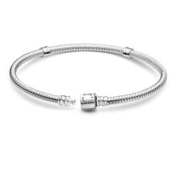 Purhole Charm Armband 925 Sterling Silber charms armband,Moments Armband Bracelet Charms-Armband Barrel Clasp -18cm von Purhole