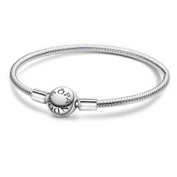Purhole Charm Armband 925 Sterling Silber charms armband,Moments Armband Bracelet Charms-Armband mit Kugelverschluss-18cm von Purhole
