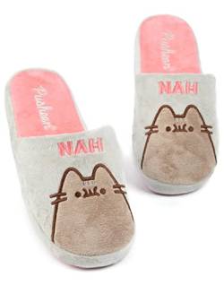 Pushen Womens Pantoffers Erwachsene Teenager Katze Nah oder Plüschhausschuhe 38-39 EU von Pusheen