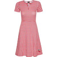 Pussy Deluxe Back to 1955 Red Plaid Damen A-Linien-Kleid rot allover von Pussy Deluxe