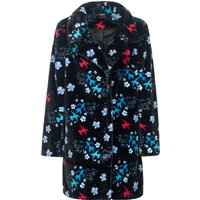 Pussy Deluxe Blossom Coat Damen Wintermantel schwarz allover von Pussy Deluxe