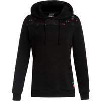 Pussy Deluxe Cherries Damen Kapuzensweatshirt schwarz allover von Pussy Deluxe