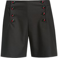 Pussy Deluxe Cherries Damen Shorts schwarz von Pussy Deluxe