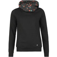 Pussy Deluxe - Rockabilly Kapuzenpullover - Special Cherries Shawl Hoodie & Hairband - XS bis XXL - für Damen - Größe S - schwarz von Pussy Deluxe