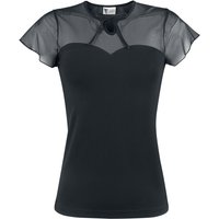 Pussy Deluxe - Rockabilly T-Shirt - Lovely Chic Shirt - XS bis 3XL - für Damen - Größe 3XL - schwarz von Pussy Deluxe