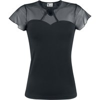 Pussy Deluxe - Rockabilly T-Shirt - Lovely Chic Shirt - XS bis 3XL - für Damen - Größe M - schwarz von Pussy Deluxe