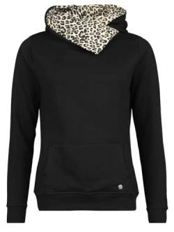 Pussy Deluxe Special Leo Shawl Hoodie Damen Kapuzenpullover schwarz/Allover, Größe:S von Pussy Deluxe