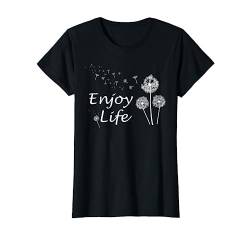 Pusteblume Enjoy Life Löwenzahn Sommer design Natur T-Shirt von Pusteblume Enjoy Life Löwenzahn Sommer Natur