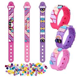 DIY DOTS Armband für Jungen Mädchen, Kreatives Armbandherstellungsset, Perlenschmuckset, DOTS Konstruktionsspielzeugset für Kinder von Pwsap