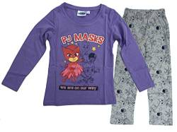 PJ Masks Mädchen Schlafanzug (violett, 104) von Pyjamahelden