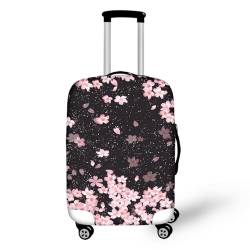 Pzuqiu Gepäckabdeckung, Kofferabdeckung, passend für 45,7 - 81,3 cm große Koffer, Reisezubehör, Cherry Blossom, M (22-24 inch suitcase) von Pzuqiu