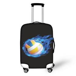 Pzuqiu Gepäckabdeckung, Kofferabdeckung, passend für 45,7 - 81,3 cm große Koffer, Reisezubehör, Cooler Volleyball, L (25-28 inch suitcase) von Pzuqiu