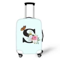 Pzuqiu Reisegepäckabdeckung, Gepäck, Koffer-Schutz, passend für 45,7 - 81,3 cm große Gepäckstücke, Buchstabe S, L (25-28 inch suitcase) von Pzuqiu