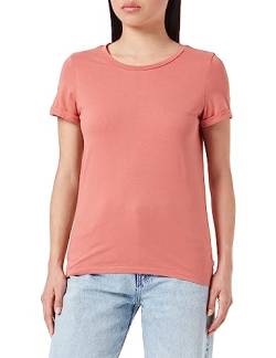 Q/S by s.Oliver Damen 50.2.51.12.130.2131518 T-Shirt, kurzarm, Orange , XS von Q/S by s.Oliver