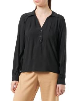 Q/S by s.Oliver Damen Bluse Langarm Black 44 von Q/S by s.Oliver