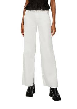 Q/S by s.Oliver Damen Jeans-Hose, Catie Slim Wide Leg White 34 von Q/S by s.Oliver