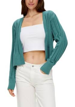 Q/S by s.Oliver Damen Strickjacke Blue Green XS von Q/S by s.Oliver