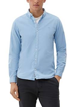 Q/S by s.Oliver Men's Hemd, Langarm, Blue, S von Q/S by s.Oliver