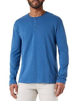 Q/S by s.Oliver Men's T-Shirt, Langarm, Blue, M von Q/S by s.Oliver