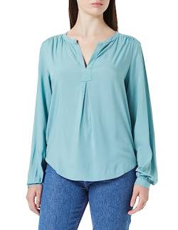 Q/S by s.Oliver Women's Bluse Langarm, Blue Green, 40 von Q/S by s.Oliver