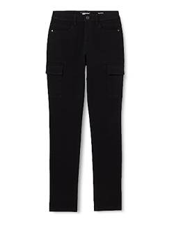 Q/S by s.Oliver Women's Cargo Hose lang, Grey/Black, 36/30 von Q/S by s.Oliver