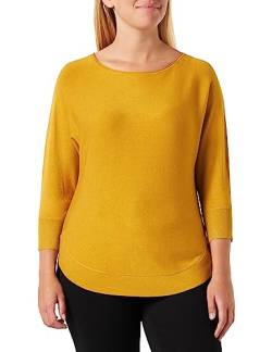 Q/S by s.Oliver Women's Pullover 3/4 Arm, Yellow, S von Q/S by s.Oliver