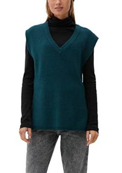 Q/S by s.Oliver Women's Pullunder, Blue Green, XS von Q/S by s.Oliver