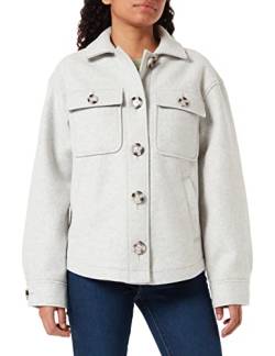 Q/S designed by Women's 510.12.202.16.150.2109536 Jacke Langarm Loose FIT, White, S von Q/S designed by