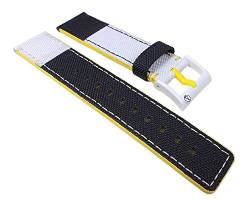 Q&Q SmileSolar Ersatzarmband Uhrenarmband Materialmix Band 20mm 26516 von Q&Q