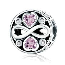 QANDOCCI FUNNALA Europäische Valentinstag Liebe Herz Perle 925 Silber DIY Fits für Frauen Mode Charms Armbänder Schmuck von QANDOCCI