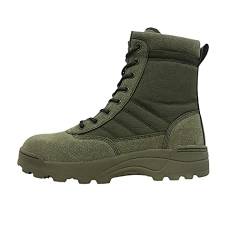 Militärische Lederstiefel für Herren, Kampf Infanterie Taktische Stiefel Armee Stiefel Schuhe von QEDCVS