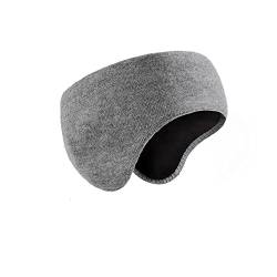 QEPOL Ohrenwärmer, Winter Ohrenschützer Laufen Ohrenschützer Stirnband Thermal Stretchy Ohrenschützer für Damen Herren Laufen Radfahren Outdoor (Grau) von QEPOL