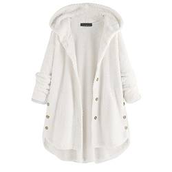 QHDDP Damen Lustige KostüMe Steppmantel Khaki Blazer Hellblau Parka Winter Damen Wintermantel Beige Damen Coole Halloween KostüMe Regenjacke Damen Mantel Hellblau Blazer Steppjacke GrüN (a-Weiß, M) von QHDDP