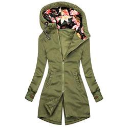 QHDDP Helloween KostüMe FüR MäDchen Horror Vespa Jacke PartnerkostüMe Bomberjacke Leder Airbag Weste Parka Jacke Damen Trachtenweste Damen Gelbe Winterjacke Damen Pullover Outdoor（Grün-A,M） von QHDDP