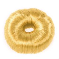 QHP Duttkissen Donut Deluxe Knotenrolle Haarknoten Knotenring blond braun schwarz (Blond) von QHP
