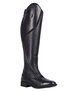 QHP Eleganter Damen Leder-Reitstiefel Tamar Adult normal (schwarz, numeric_39) von QHP