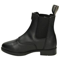 QHP Reitstiefeletten Stiefeletten Jodhpur Manilla Junior Leder schwarz (26) von QHP