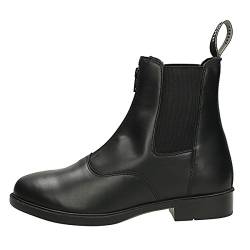 QHP Reitstiefeletten Stiefeletten Jodhpur Manilla Leder schwarz (39) von QHP