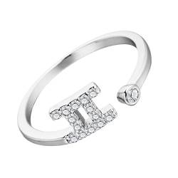 925 Sterling Silber Ring Gemini Star Sternzeichen Zirkon offener Ring Minimalist Jewelry Geburtstag Geschenk von QIANDI