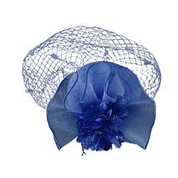 Fascinator Damen Women's Fascinator Hair Clip Hat Ladies’ Cocktail Party Fascinator Headband with Hat 50er Jahre Fascinator Hut Für Frauen von QIFLY