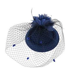 Fascinator Hochzeit Women's Tea Party Wedding Baseball Caps Wedding Church Party Hair Clip Halloween Costume 1920er Fascinator Stirnband von QIFLY