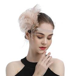 Fascinator Schwarz Women's Elegant Summer Fascinator Bridal Hat Rhinestone Veil Hair Clip Headband Headpiece Fascinator on Church Cocktail Hat von QIFLY