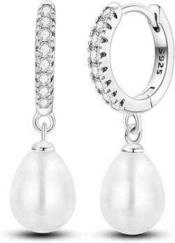 QIKAOLA 925 Sterling Silber Ohrringe für Frauen Bunte Creolen Kleine Creolen Huggie-Ohrringe Hypoallergene Ohrringe für Mädchen von QIKAOLA