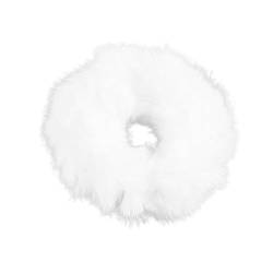 Winter Warme Weiche Plüsch Haar Scrunchies Für Frauen Mädchen Nette Elastische Haar Schleife Haar Zubehör Headwear Pferdeschwanz S4M5 von QILTON